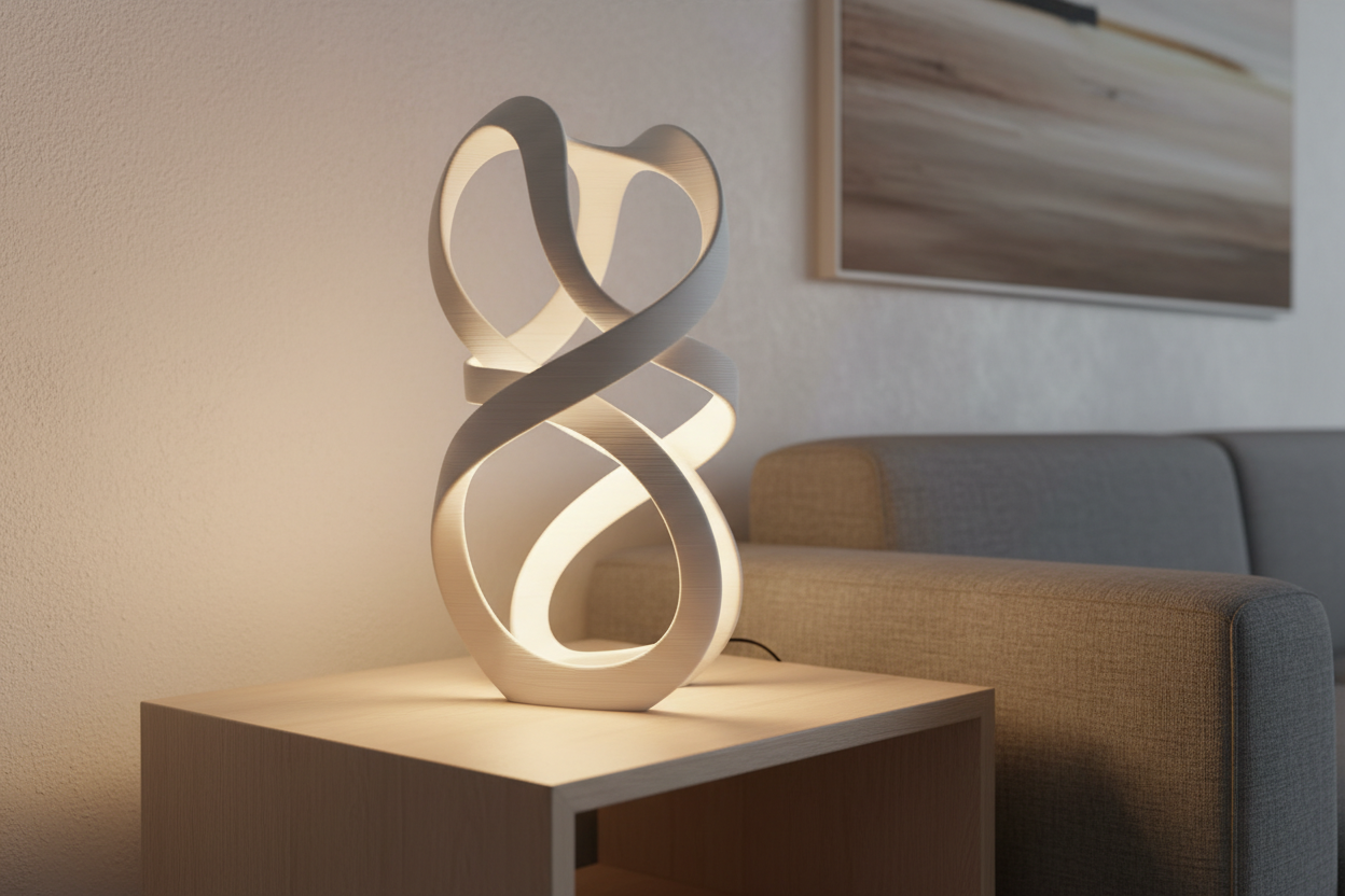 no, crea immagine di lampada da casa fatta in 3d