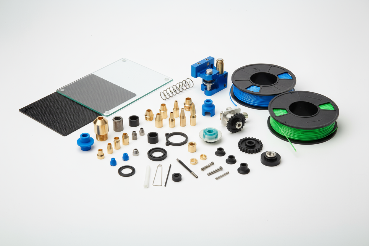 serve immagine di accessorio e ricambio per azienda di stampa 3d