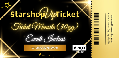 TICKET STARSHOP MENSILE al 50%